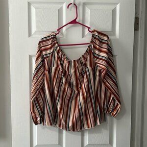 NWOT off the shoulder blouse